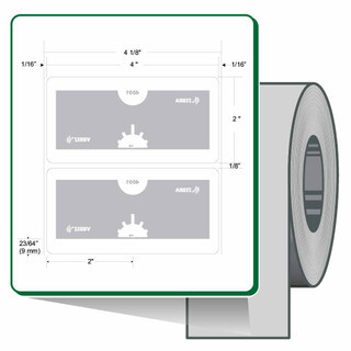Zebra Z-Perform 1500T RFID Label — 4" x 2" (Case) Zebra Z-Perform 1500T RFID Label — 4" x 2" (Case)