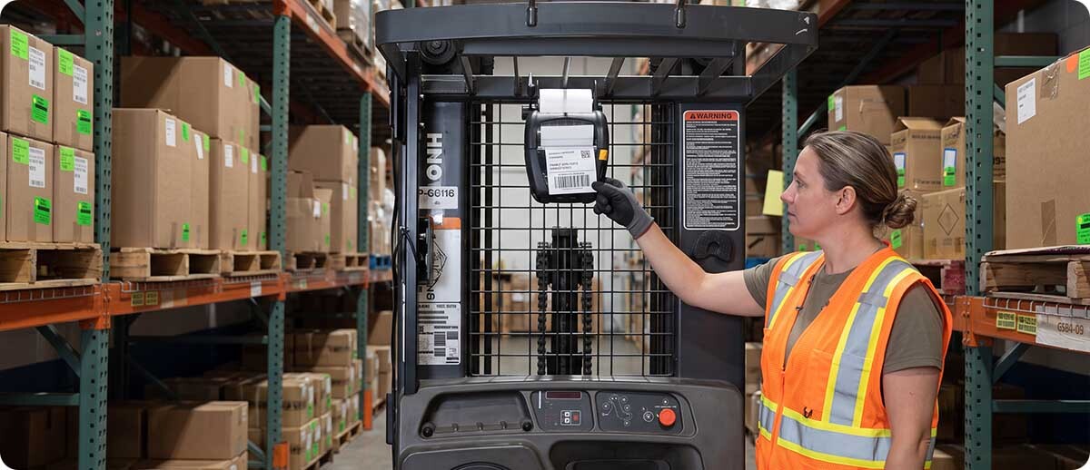 Stop Dismounting to Print: How to Mount a ZQ630 Plus on Your Forklift With External Media and Hardwired Power Stop Dismounting to Print: How to Mount a ZQ630 Plus on Your Forklift With External Media and Hardwired Power